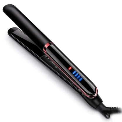 2-in-1 LED Display Hair Straightener & Curling Iron