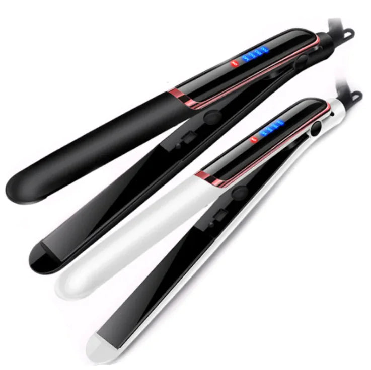 2-in-1 LED Display Hair Straightener & Curling Iron