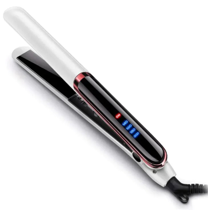 2-in-1 LED Display Hair Straightener & Curling Iron